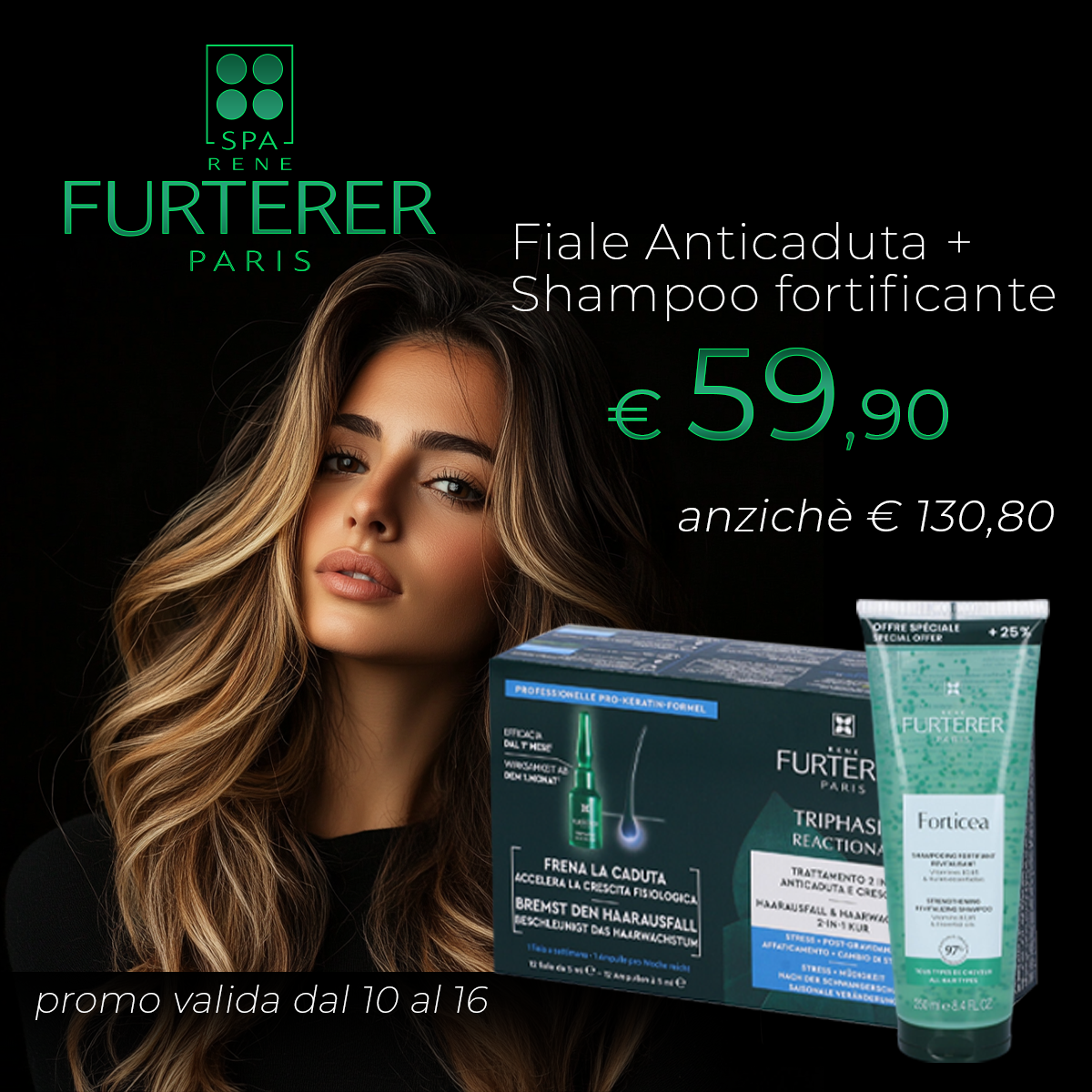 Capelli al Top anche in autunno con la Promo Furterer